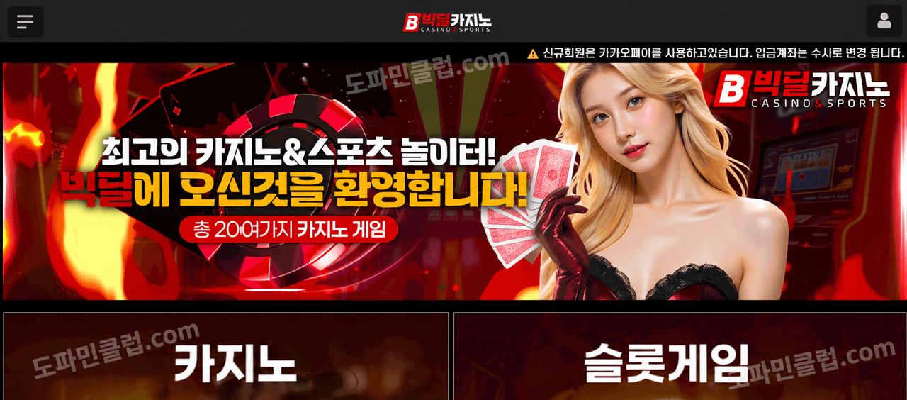 ※ 먹튀업체 ※ 사이트명 : 빅딜카지노